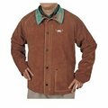 Weldas Alliance STEERSOtuff Premium Leather Jacket, Size: Large, Sleeves: 30in. , Color: Lava Brown 44-7300L